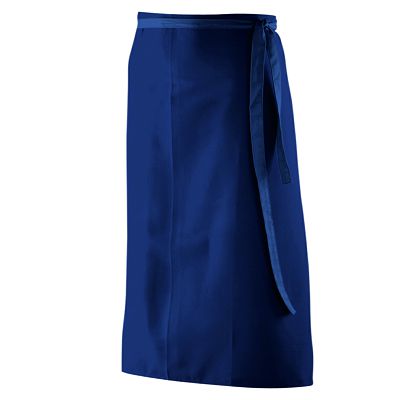 Bistroschürze marienblau 100 cm lang 80 cm breit Bistro marineblau  
