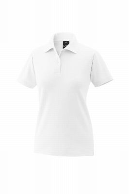 Damen  Poloshirt Weiß weiß PD