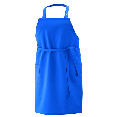 Latzschürze royal blau mit Tasche royalblue LSE