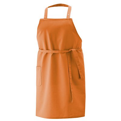 Latzschürze terracotta mit Tasche terracotta LSE