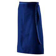 Bistroschürze marienblau 100 cm lang 80 cm breit