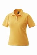 Damen Poloshirt Gelb