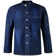 Kochjacke Biker Denim blue  für Sie und Ihn