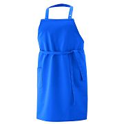 Latzschürze royal blau mit Tasche