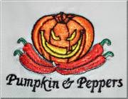 Pumpkin & Peppers Logo Stickerei